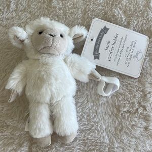 Pottery barn baby lamb pacifier holder